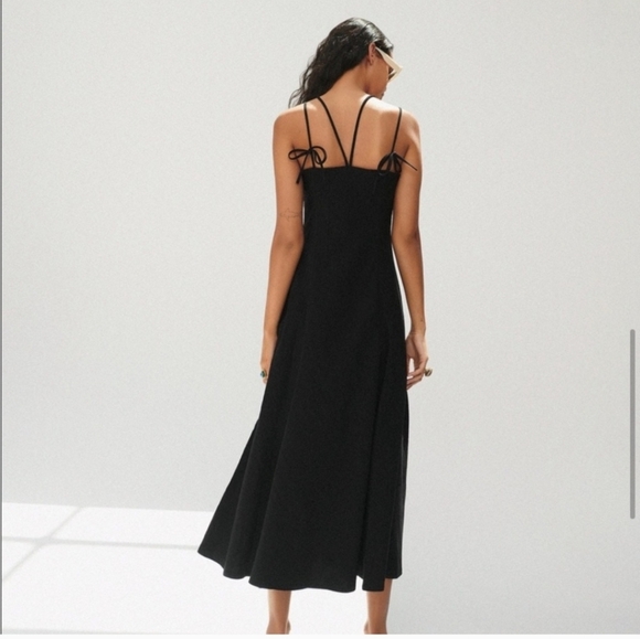 Zara Elegant Black Strapless Dress - Picture 7 of 8